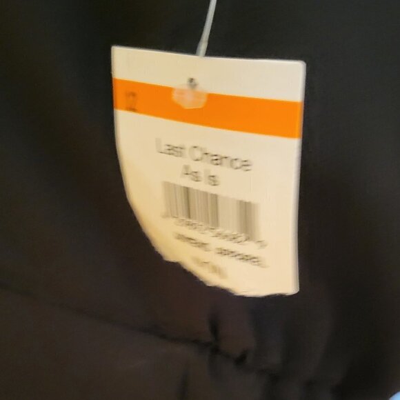 Velvet Tech Small Black midi dress with ruffled straps NWT Size Small - Picture 6 of 8